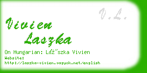 vivien laszka business card